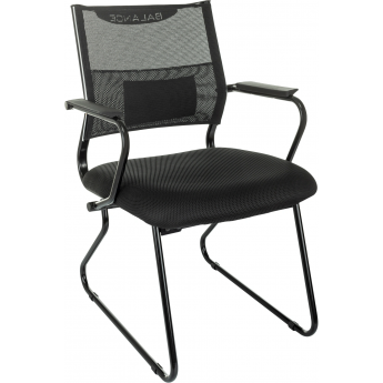 Кресло БЮРОКРАТ CH BALANCE-AV ELASTIC-102 TW-11 сетка/ткань полозья металл черный