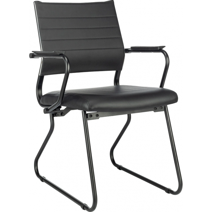 Кресло БЮРОКРАТ CH BALANCE-AV Line черный экокожа CH BALANCE-AV B-PU L