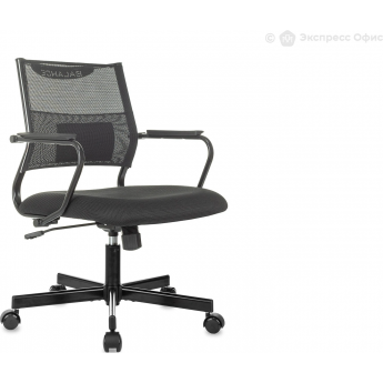 Кресло БЮРОКРАТ CH BALANCE-LOW ELASTIC-102 TW-11 сетка/ткань черный