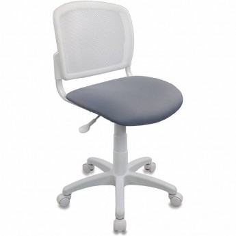 Кресло детское БЮРОКРАТ CH-W296NX белое/серое Кресло детское БЮРОКРАТ CH-W296NX белое/серое