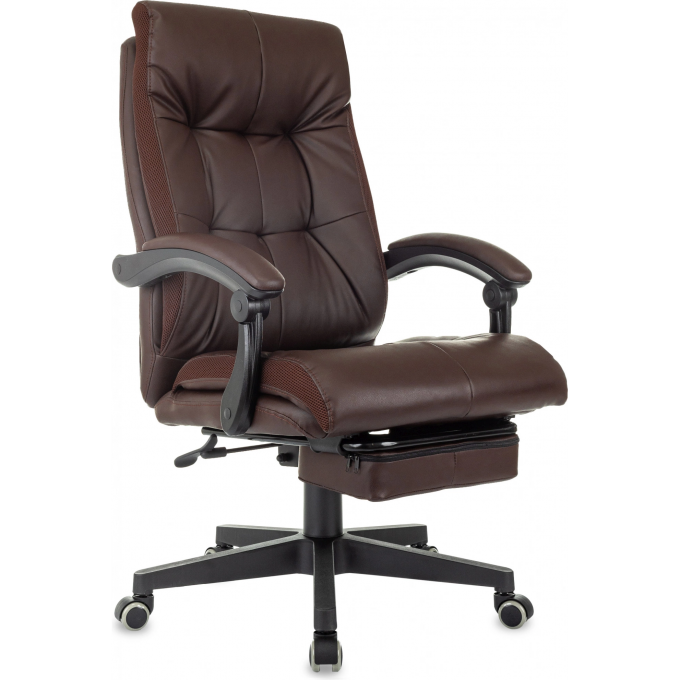 Кресло руководителя БЮРОКРАТ CH-824MSG-BF коричневый CH-824MSG-BF/BR-PU