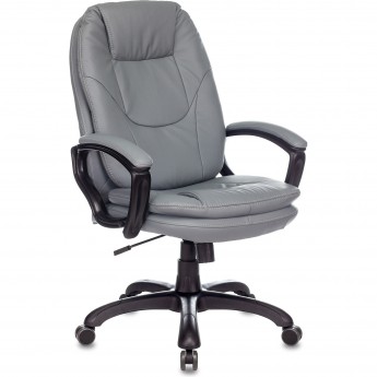 Кресло руководителя БЮРОКРАТ CH-868N серое, экокожа Кресло руководителя БЮРОКРАТ CH-868N серое, экокожа