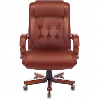 Кресло руководителя БЮРОКРАТ T-9926WALNUT светло-коричневое, кожа Кресло руководителя БЮРОКРАТ T-9926WALNUT светло-коричневое, кожа