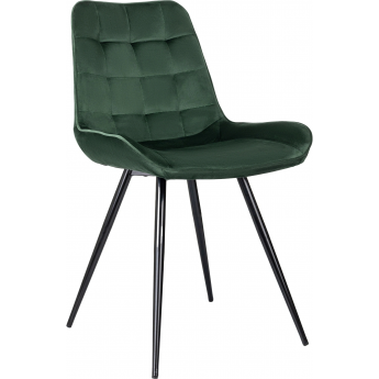 Стул для дома БЮРОКРАТ CH-K2 зеленый металл черный на ножках