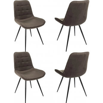 Стул для дома БЮРОКРАТ CH-K2_4 коричневый